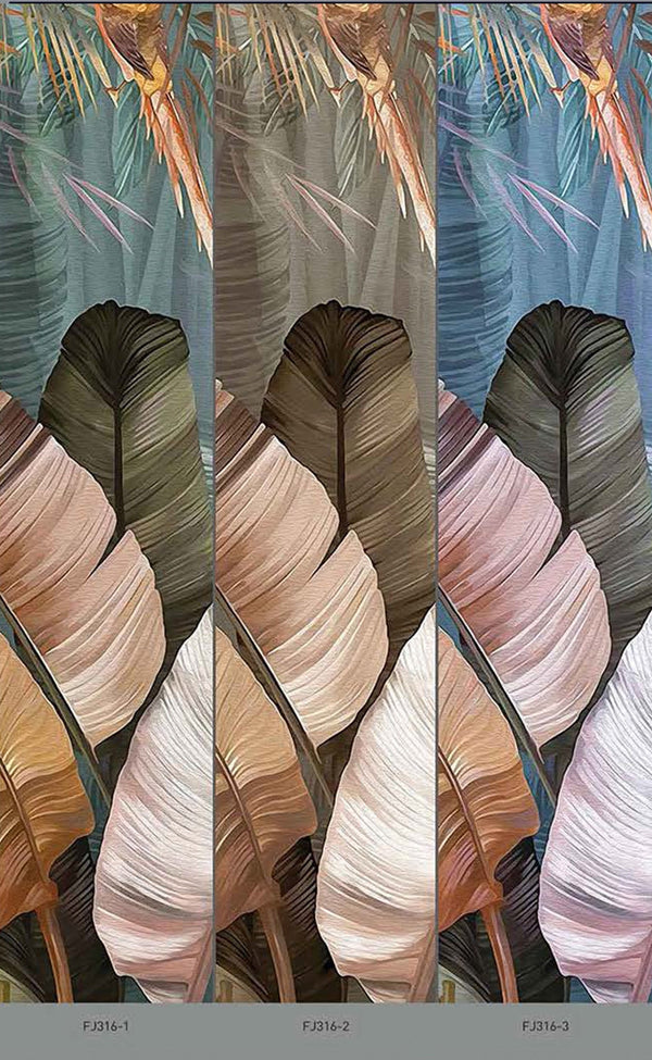 Tree Leaves Wall Mural, Light Green Extra Large Wallpaper, Custom Size Wall Covering, Non-Woven, Non-Adhesive, Removable, Washable, Modern Stylish - Adawall -Houston Wallpaper Store - Walcoverings, Curtains & Wall Panels