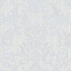 Victorian Damask Striped Wallpaper, White, Gray Rich Textured Embossed Wall Paper, Extra Wide 114 sq ft Roll, Modern Wall Covering, Sturdy, Washable - Adawall -Houston Wallpaper Store - Walcoverings, Curtains & Wall Panels