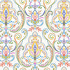 White Elegant Damask 3D Embossed Wallpaper, Vibrant Colors Textured Luxury Wallpaper - Adawall -Houston Wallpaper Store - Walcoverings, Curtains & Wall Panels