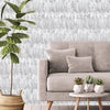 White Feathers Pattern Embossed Wallpaper, Tropical 3D Textured Birds Vivid Wallcovering - Adawall -Houston Wallpaper Store - Walcoverings, Curtains & Wall Panels