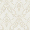 white Italian Damask Embossed Wallpaper, Sparkling Neutral Colors Luxury Wallcovering - Adawall -Houston Wallpaper Store - Walcoverings, Curtains & Wall Panels