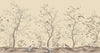 Yellow Chinoiserie Floral Wall Mural, Birds Tree Flowers Wallpaper, Custom Size Wall Covering, Non-Woven, Non-Adhesive, Removable, Washable - Adawall -Houston Wallpaper Store - Walcoverings, Curtains & Wall Panels