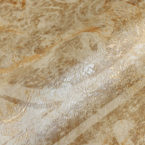 Yellow Washed Distressed Wallpaper, Rich Damask Textured Wallcovering, Large 114 sq ft Roll, Washable, Rusted Effect, Abstract Wallpaper - Adawall -Houston Wallpaper Store - Walcoverings, Curtains & Wall Panels