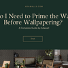 Do I Need to Prime the Wall Before Wallpapering? A Complete Guide by Adawall