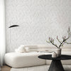 Cream Decorative Wallpaper, Textured Wallpaper,Natural Wallpaper, Modern & Minimalist Wall Covering,Modern Look Neutral Colors Glittering Wallcovering