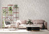 Light Brown Patterned Decorative Wallpaper,Natural Wallpaper, Modern & Minimalist Wall Covering,Modern Look Neutral Colors Glittering Wallcovering