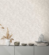 Light Brown Patterned Decorative Wallpaper,Natural Wallpaper, Modern & Minimalist Wall Covering,Modern Look Neutral Colors Glittering Wallcovering