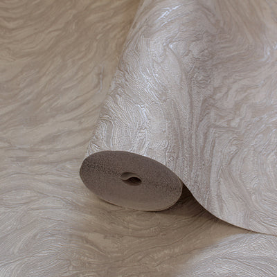 Light Brown Patterned Decorative Wallpaper,Natural Wallpaper, Modern & Minimalist Wall Covering,Modern Look Neutral Colors Glittering Wallcovering