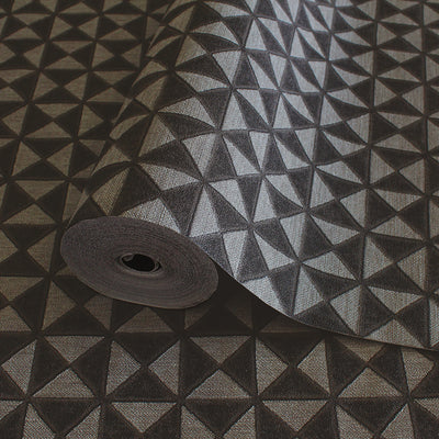 Black and Cream Wallpaper,Natural Wallpaper, Modern & Minimalist Wall Covering,Modern Look Neutral Colors Glittering Wallcovering