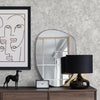 Light Metallic Gray Textured Wallpaper, Natural Wallpaper, Modern & Minimalist Wall Covering,Modern Look Neutral Colors Glittering Wallcovering