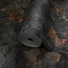 Anthracite and Copper Textured Wallpaper, Natural Wallpaper, Modern & Minimalist Wall Covering,Modern Look Neutral Colors Glittering Wallcovering