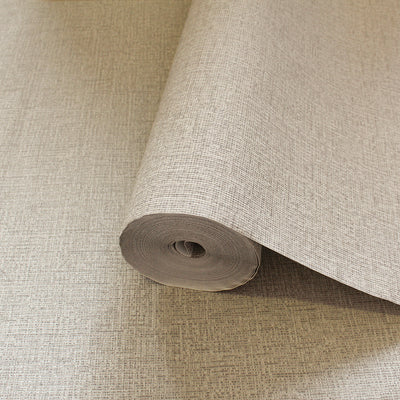 Beige Fabric Textured Wallpaper, Natural Wallpaper, Modern & Minimalist Wall Covering,Modern Look Neutral Colors Glittering Wallcovering