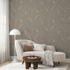 Textured Cream Wallpaper, Natural Wallpaper, Modern & Minimalist Wall Covering,Modern Look Neutral Colors Glittering Wallcovering
