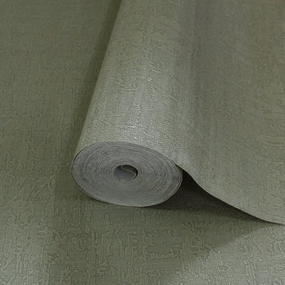 Sage Green Decorative Wallpaper, Natural Wallpaper, Modern & Minimalist Wall Covering,Modern Look Neutral Colors Glittering Wallcovering