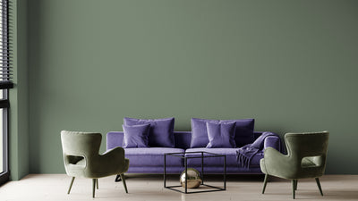 Textured Green Wallpaper, Textured Wallpaper,Natural Wallpaper, Modern & Minimalist Wall Covering,Modern Look Neutral Colors Glittering Wallcovering