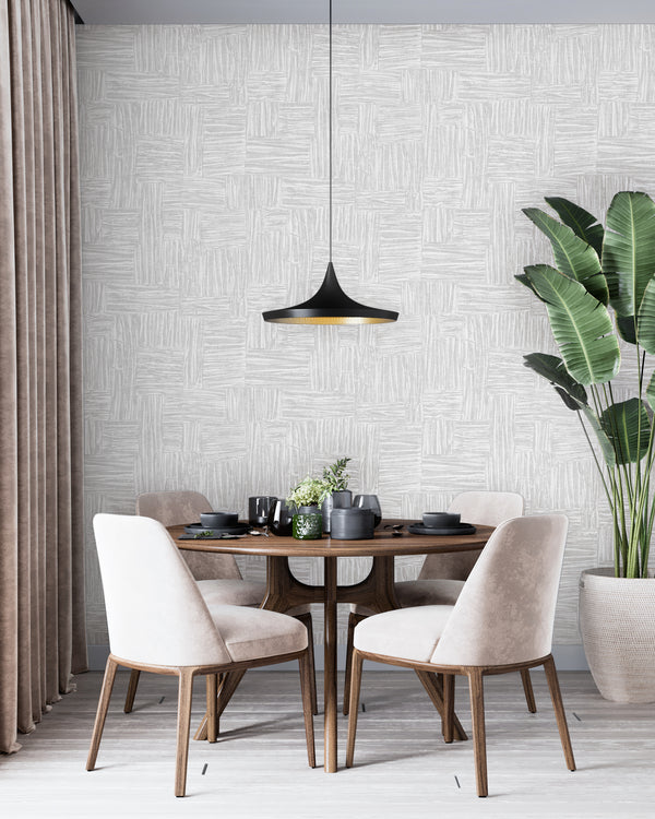 Light Gray Wallpaper, Natural Wallpaper, Modern & Minimalist Wall Covering,Modern Look Neutral Colors Glittering Wallcovering