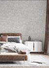 Dark Gray Wallpaper, Natural Wallpaper, Modern & Minimalist Wall Covering,Modern Look Neutral Colors Glittering Wallcovering