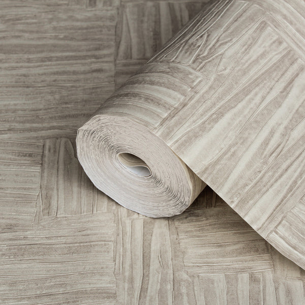 Light Beige Wallpaper, Natural Wallpaper, Modern & Minimalist Wall Covering,Modern Look Neutral Colors Glittering Wallcovering