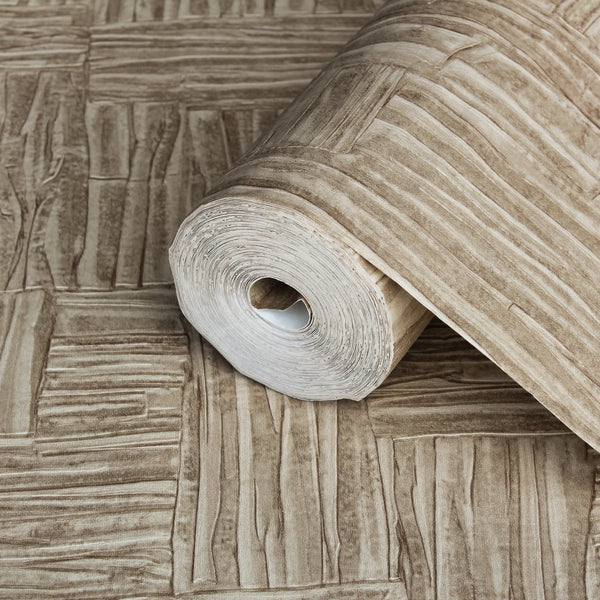 Light Brown Wallpaper, Natural Wallpaper, Modern & Minimalist Wall Covering,Modern Look Neutral Colors Glittering Wallcovering