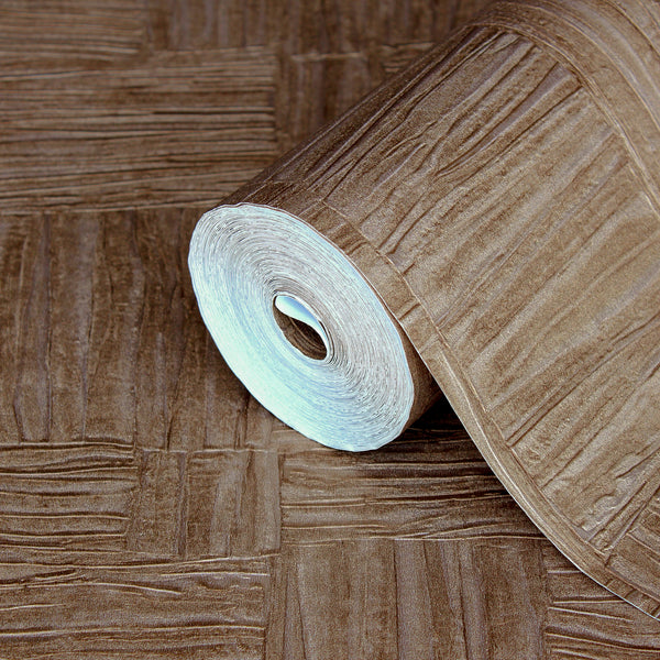 Dark Brown Wallpaper, Natural Wallpaper, Modern & Minimalist Wall Covering,Modern Look Neutral Colors Glittering Wallcovering