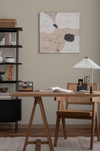 Warm Beige Wallpaper, Matte Gray Wallpaper, Modern & Minimalist Wall Covering,Modern Look Neutral Colors Glittering Wallcovering