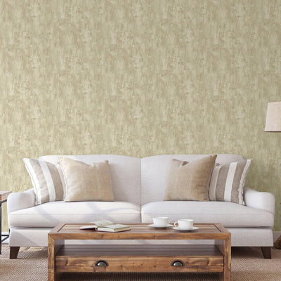 Abstract Distressed Embossed Wallpaper, Rich Textured Embossed Wallcovering, Traditional, Yellow Light Color, Extra Large 114 sq ft Roll - Adawall -Houston Wallpaper Store - Walcoverings, Curtains & Wall Panels