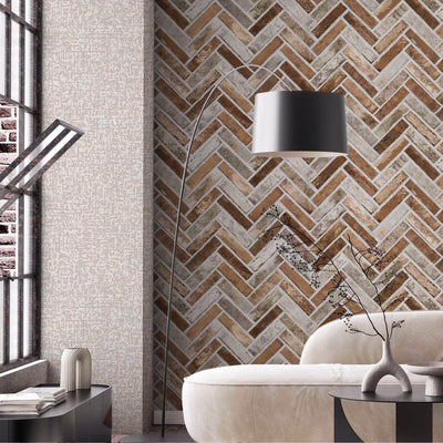 Abstract Glam 3D Embossed Wallpaper, Ivory Metallic Accents Luxury Wallcovering, Washable, Durable Home and Commercial Use Wall Decor - Adawall -Houston Wallpaper Store - Walcoverings, Curtains & Wall Panels