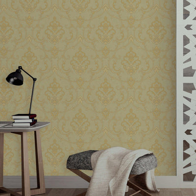 Beautiful Damask Deep Embossed Wallpaper, 3D Textured Wallcovering, Traditional, Extra Large 114 sq ft Roll, Elegant Wallpaper, Washable - Adawall -Houston Wallpaper Store - Walcoverings, Curtains & Wall Panels