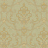 Beautiful Damask Deep Embossed Wallpaper, 3D Textured Wallcovering, Traditional, Extra Large 114 sq ft Roll, Elegant Wallpaper, Washable - Walloro High End Wallcoverings & More