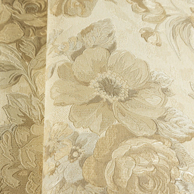 Beige Charming Floral Deep Embossed Wallpaper, Bloom Blossom Flower Design Interior Wall Decor - Adawall -Houston Wallpaper Store - Walcoverings, Curtains & Wall Panels