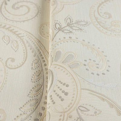 Beige Elegant Damask 3D Embossed Wallpaper, Textured Luxury Wallpaper - Adawall -Houston Wallpaper Store - Walcoverings, Curtains & Wall Panels