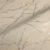 Beige Floral Blossom Embossed Wallpaper, Flower Branches Chinoiserie Wallcovering - Walloro High End Wallcoverings & More