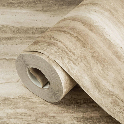 Beige Natural Tree Bark Wallpaper, Wood Pattern Embossed Cork Farmhouse Lodge Wall Decor - Adawall -Houston Wallpaper Store - Walcoverings, Curtains & Wall Panels