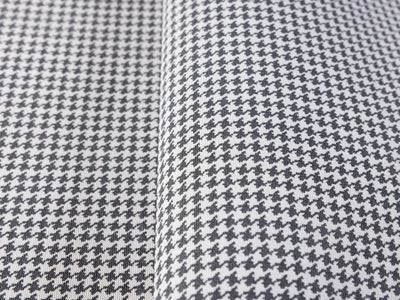 Black Classic Houndstooth Wallpaper, Textured Non-Adhesive Wallcovering - Adawall -Houston Wallpaper Store - Walcoverings, Curtains & Wall Panels