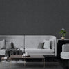 Black Sleek Embossed finish Solid Color Wallpaper, Abstract Modern Minimalist Rich Textured Wallcovering - Adawall -Houston Wallpaper Store - Walcoverings, Curtains & Wall Panels