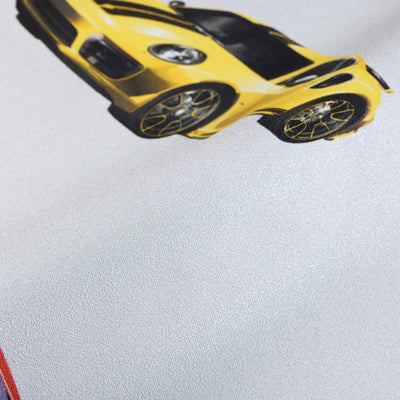 Boys Car Themed Textured Wallpaper, Boys Bedroom Wall Paper, Nursery Wallpaper, 114 sq ft, Cars Wall Decor, Kids Room Wallpaper, White - Adawall -Houston Wallpaper Store - Walcoverings, Curtains & Wall Panels