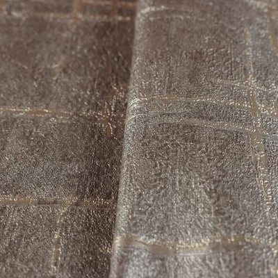 Brown Abstract Metallic Lines Wallpaper, 3D Deep Embosed Silver Gold Rustic Geometric Interior Decor - Adawall -Houston Wallpaper Store - Walcoverings, Curtains & Wall Panels