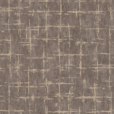 Brown Abstract Metallic Lines Wallpaper, 3D Deep Embosed Silver Gold Rustic Geometric Interior Decor - Adawall -Houston Wallpaper Store - Walcoverings, Curtains & Wall Panels
