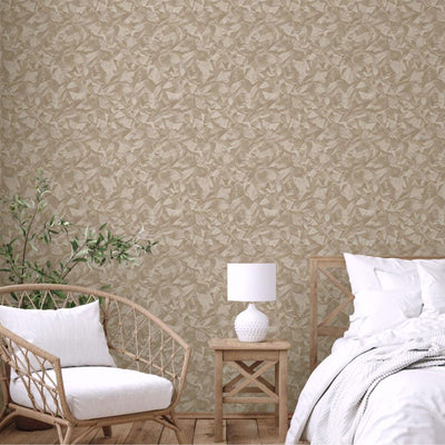 Brown Abstract Shimmering Wallpaper, Modern Luxury Sparkling Solid Color Wall Paper - Adawall -Houston Wallpaper Store - Walcoverings, Curtains & Wall Panels