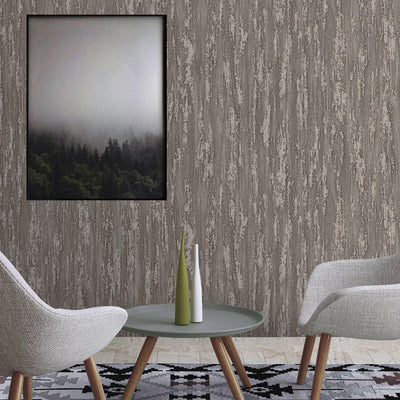 Brown Contemporary Plain Textured Wallpaper, Elegant Distressed Design, Washable - Adawall -Houston Wallpaper Store - Walcoverings, Curtains & Wall Panels