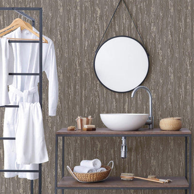 Brown Contemporary Plain Textured Wallpaper, Elegant Distressed Design, Washable - Adawall -Houston Wallpaper Store - Walcoverings, Curtains & Wall Panels