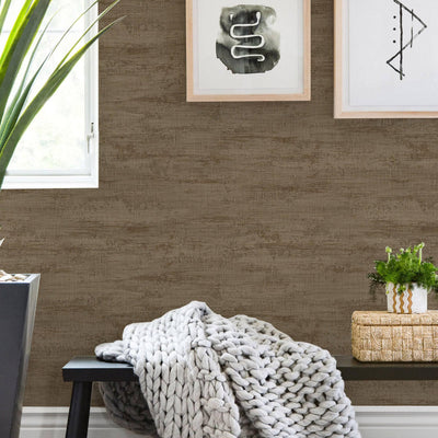 Brown Distressed Rustic 3D Embossed Wallpaper, Stylish Farmhouse Lodge Coutry Wallcovering - Adawall -Houston Wallpaper Store - Walcoverings, Curtains & Wall Panels