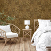 Brown Elegant Patchwork Deep Embossed Wallpaper, 3D Textured Luxury Damask Wallcovering - Adawall -Houston Wallpaper Store - Walcoverings, Curtains & Wall Panels