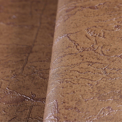 Brown Luxury Leather Look Faux Wallpaper, 3D Embossed textured, Metallic rustic Patterns Decor - Adawall -Houston Wallpaper Store - Walcoverings, Curtains & Wall Panels