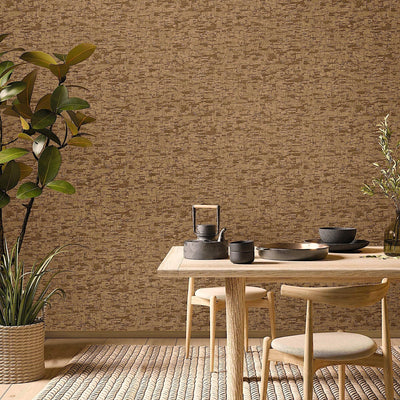 Brown Neutral Cork Wood Bark Wallpaper, Wood Grain Tree Trunk Deep Embossed Rich Textured Wallcovering - Adawall -Houston Wallpaper Store - Walcoverings, Curtains & Wall Panels