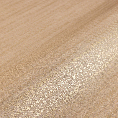 Brown Shiny 3D Embossed Striped Wallpaper, Plain Color Textured Wall Paper - Adawall -Houston Wallpaper Store - Walcoverings, Curtains & Wall Panels