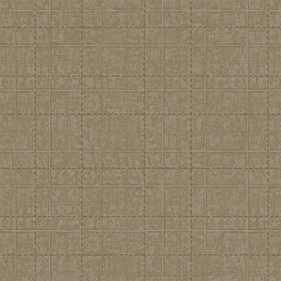 Brown Stitch Embossed Geometric Cubic Light Gray,Home Wall Decor, Aesthetic Wallpaper, Textured Wallcovering Non-Adhesive and Non-Peel - Adawall -Houston Wallpaper Store - Walcoverings, Curtains & Wall Panels