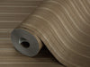 Brown Thin Striped 3D Embossed Wallpaper, Stylish Fabric Like Patterns Wallcovering - Walloro High End Wallcoverings & More