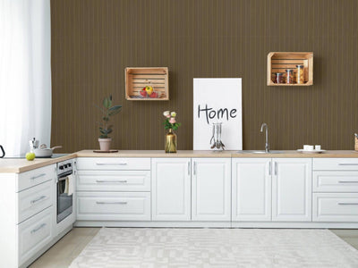 Brown Thin Striped 3D Embossed Wallpaper, Stylish Fabric Like Patterns Wallcovering - Adawall -Houston Wallpaper Store - Walcoverings, Curtains & Wall Panels