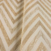 Chevron Wallpaper, Cream, Gold Geometric Deep Embossed Zigzag Pattern Geometric Wallcovering - Walloro High End Wallcoverings & More